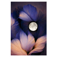 Ilustrace The Moon Flowers, Treechild, 26.7 × 40 cm