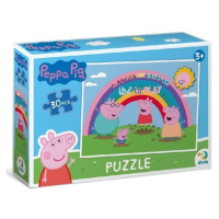 Puzzle Prasátko Peppa: Duha 30 dílků