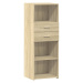 vidaXL Skříň highboard dub sonoma 45 x 42,5 x 124 cm kompozitní dřevo