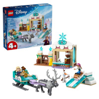 Lego® disney 43256 anna a dobrodružství na saních