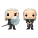 Funko POP TV: Witcher - Geralt and Vesemir 2pack (Zaklínač, exclusive special edition)