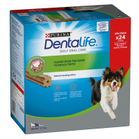 PURINA Dentalife pamlsky pro každodenní péči o zuby pro středně velké psy - 24 tyčinek (8 x 69 g
