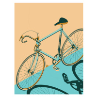 Ilustrace Isometric Bicycle, Wyatt 9, 30 × 40 cm