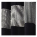 Dekorační závěs se zirkony s řasící páskou AURORA černá 145x250 cm (cena za 1 kus) MyBestHome