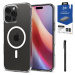 Pouzdro pro Iphone 16 Pro Spigen Liquid Crystal Magsafe a sklo