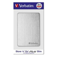 Verbatim externí pevný disk, Store,n,Go ALU Slim, 2.5