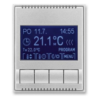 ABB Time, Time Arbo termostat pokojový titanová 3292E-A10301 08 programovatelný