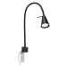 Briloner Briloner 2080-015 - LED Nástěnná lampa COMFORT LIGHT 1xGU10/5W/230V černá