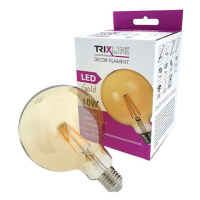 Žárovka Filament LED E27 10W bílá teplá TRIXLINE G125 Gold