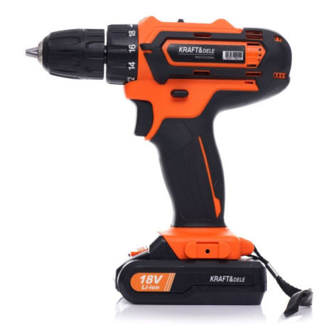 Kraft&Dele KD3065 vrtací aku šroubovák 18V 1,3Ah Li-Ion