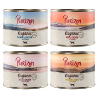 Purizon konzervy, 6 x 200 / 6 x 400 g za skvělou cenu! - Organic Míchané balení 4 druhy (6 x 200