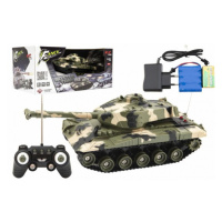 Teddies RC Tank plast 27cm 27MHz RTR na baterie zelená 1:32