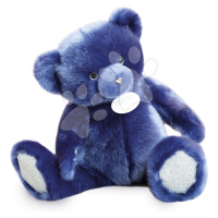 Plyšový medvídek Midnight Blue Ours Collection Doudou et Compagnie modrý 37 cm od 0 měsíců