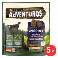 Adventuros Grain Free se zvěřinou 5 × 90 g