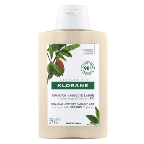 Klorane Šampon s BIO máslem cupuaçu 200 ml - vyživující a obnovující pro velmi suché, poškozené 