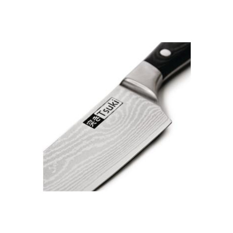 Loupací nůž Tsuki z damaškové oceli 9 cm