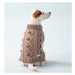 Ručně pletený svetr pro psy Paikka - béžový Velikost: 20