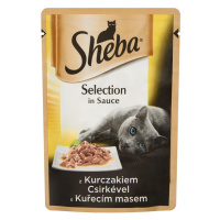 Sheba Selection kapsičky s kuřecím 24 x 85 g