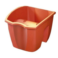 PROSPERPLAST Truhlík balkonový CROWN 24 x 28 x 20cm, objem 7l, terakota