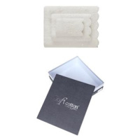 Soft Cotton - Dárkové balení ručníků a osušky Silvia, 3 ks, smetanová