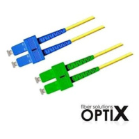 OPTIX SC/APC-SC optický patch cord 09/125 2m G657A