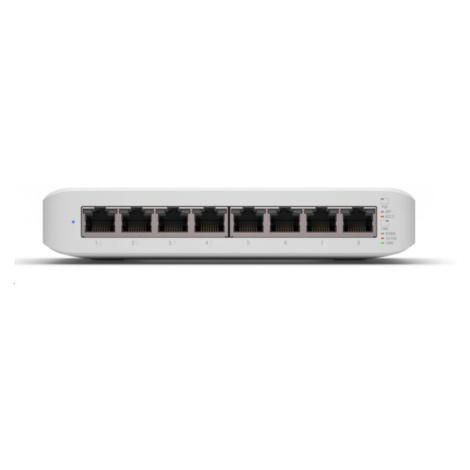 UBNT UniFi Switch USW-Lite-8-PoE [8xGigabit, 4x PoE out 52W, 802.3at/af, 16Gbps] UBIQUITI