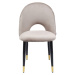 KARE Design Béžová polstrovaná židle Iris Velvet