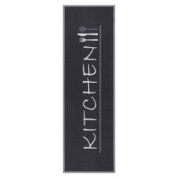 Hanse Home Collection koberce Běhoun Cook & Clean 105725 Black White - 50x150 cm