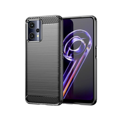 Carbon Case Flexible silikonový kryt na Realme 9 Pro, černý