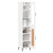 vidaXL Skříň highboard bílá 34,5 x 34 x 180 cm kompozitní dřevo