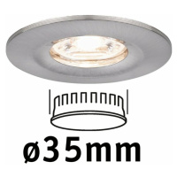 PAULMANN LED vestavné svítidlo Nova mini nevýklopné IP44 1x4W 2700K kov kartáčovaný 230V 943.00