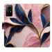 iSaprio flip pouzdro Pink Leaves pro Xiaomi Redmi Note 12S