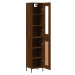 vidaXL Skříň highboard hnědý dub 34,5 x 34 x 180 cm kompozitní dřevo