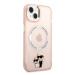 Karl Lagerfeld KLHMP14MHNKCIP hard silikonové pouzdro iPhone 14 PLUS 6.7" pink Iconic Karl&Choup