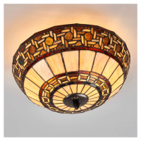 Clayre&Eef Wilma - stropní světlo v Tiffany stylu
