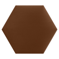 Čalouněný nástěnný panel HEXAGON 30x26 cm jantarová MyBestHome