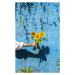 Fotografie Woman holding sunflower in front of, Westend61, 26.7 × 40 cm