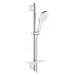 Grohe 26576LS0 - Sada sprchové hlavice 130, 3 proudy, tyče 60 cm a hadice, měsíční bílá