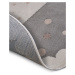 Hanse Home Collection koberce Dětský koberec Adventures 105969 Cream Grey kruh - 140x140 (průměr