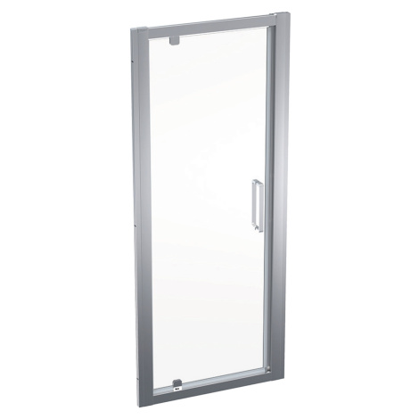 Geberit GEO - Sprchové dveře 80x190 cm, stříbrná/čiré sklo 560.115.00.2