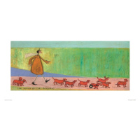 Umělecký tisk Sam Toft - The March of the Sausages, 60 × 30 cm