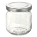 Gastro zavařovací sklenice 212 ml, sada 6 ks, stříbrné