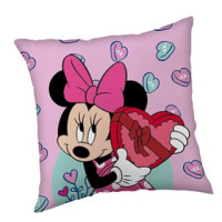 Jerry Fabrics Polštářek Minnie Purple 40 × 40 cm