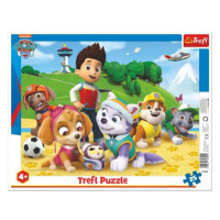 Trefl deskové Paw Patrol/Tlapková patrola na stopě 25 dílků