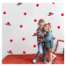 Dětské samolepky na zeď - Červené květiny