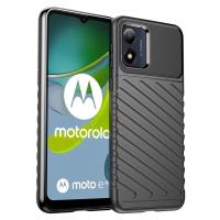 Thunder Case Motorola Moto E13 silikonové pancéřové pouzdro černé