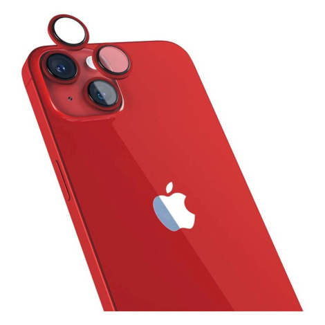 EPICO ochranné sklíčko na kameru Apple iPhone 14 / 14 Plus červené Červená