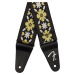 Fender Pasadena Woven Strap, Yellow Clover, 2"