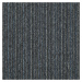 Balta koberce Kobercový čtverec Sonar Lines 4578 černomodrý - 50x50 cm
