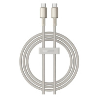 Kabel USB-C na USB-C Baseus Tungsten Glod, 100 W, 1 m (zlatý)